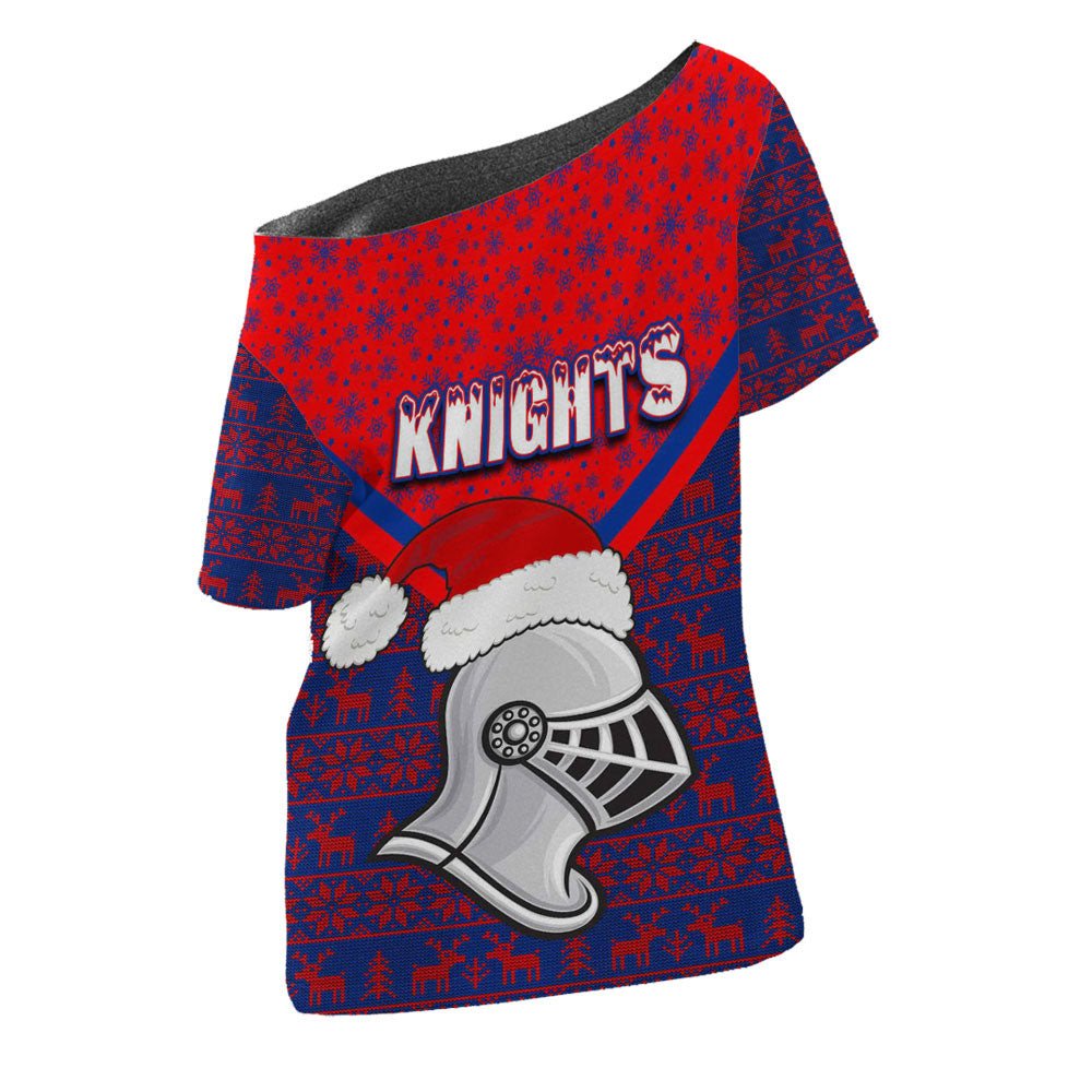 vibe-hoodie-clothing-newcastle-knights-christmas-off-shoulder-t-shirt