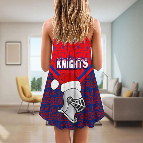 vibe-hoodie-clothing-newcastle-knights-christmas-strap-summer-dress