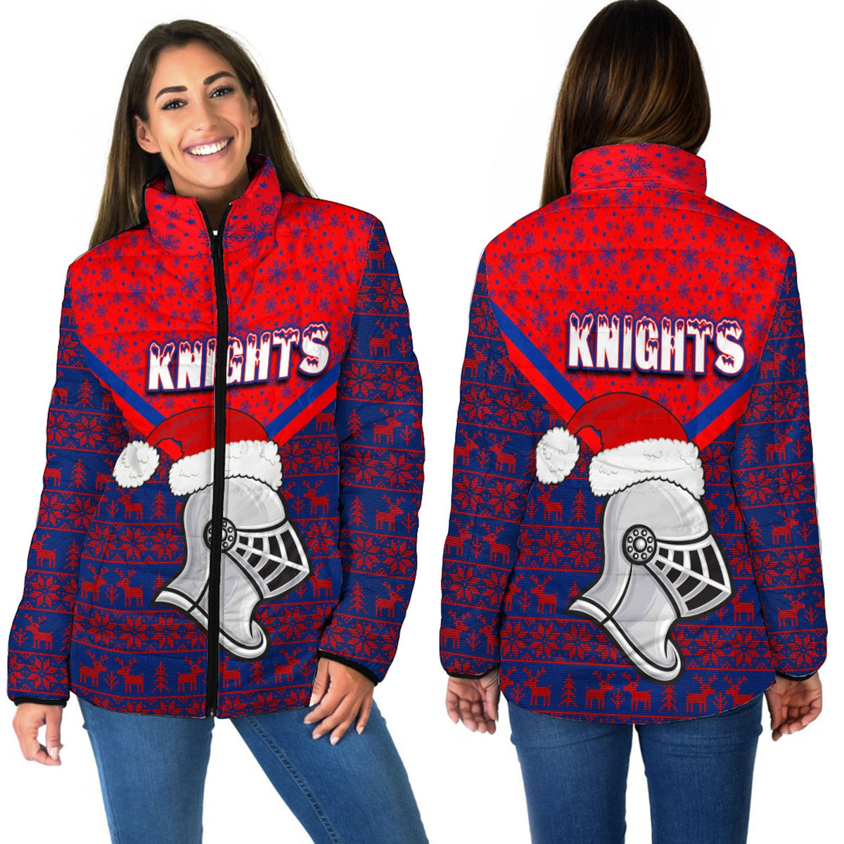 vibe-hoodie-clothing-newcastle-knights-christmas-women-padded-jacket
