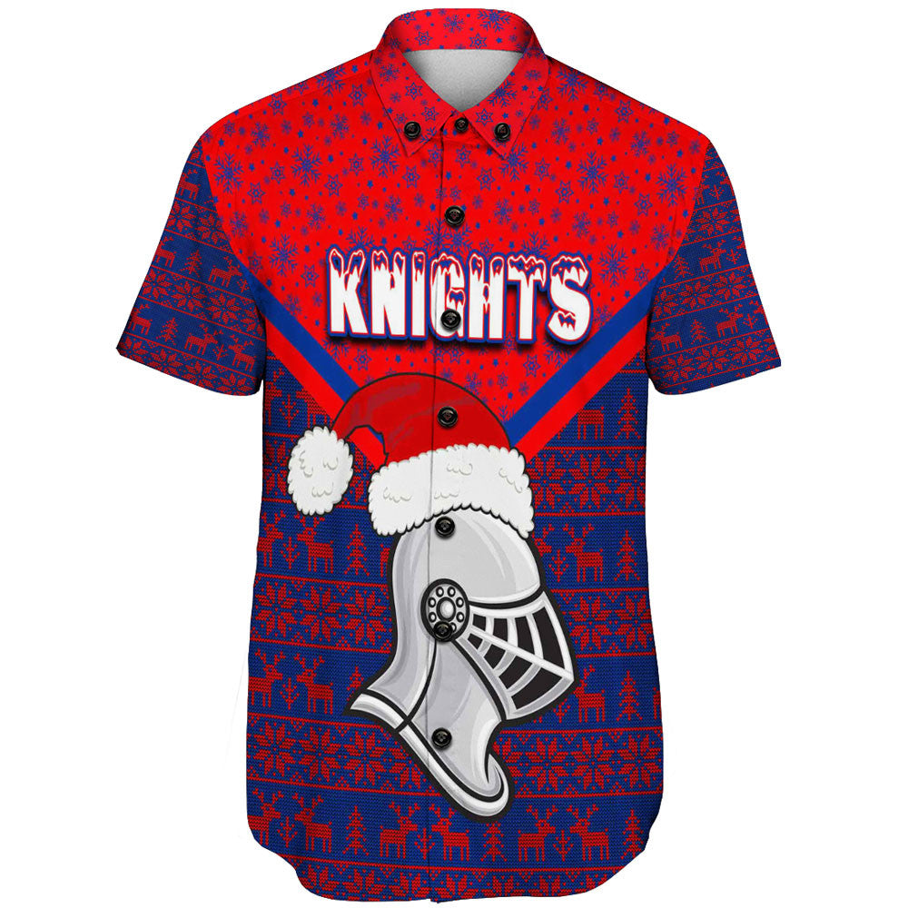 custom-vibe-hoodie-clothing-newcastle-knights-christmas-short-sleeve-shirt