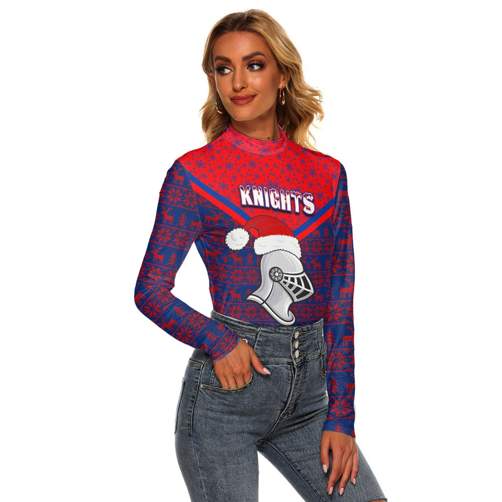 custom-vibe-hoodie-clothing-newcastle-knights-aboriginal-tattoo-womens-stretchable-turtleneck-top