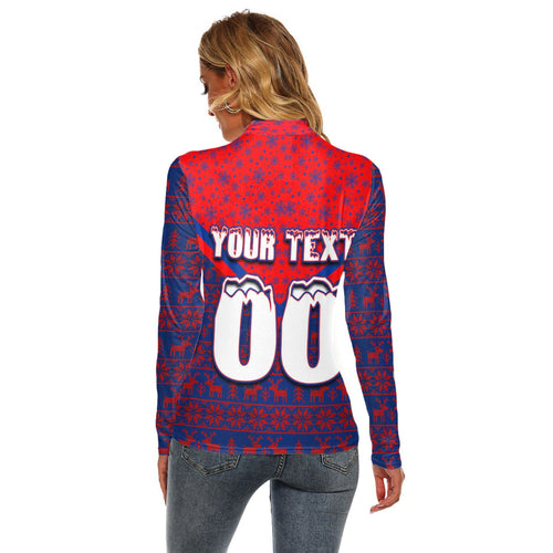 custom-vibe-hoodie-clothing-newcastle-knights-aboriginal-tattoo-womens-stretchable-turtleneck-top