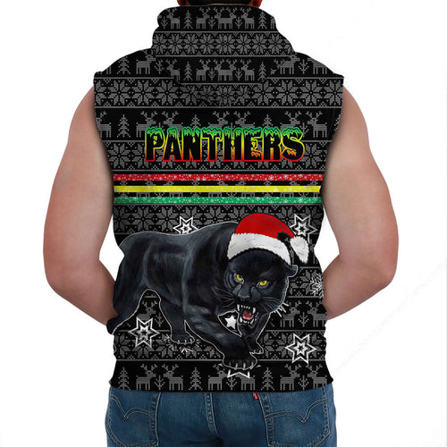 vibe-hoodie-clothing-penrith-panthers-christmas-sleeveless-hoodie