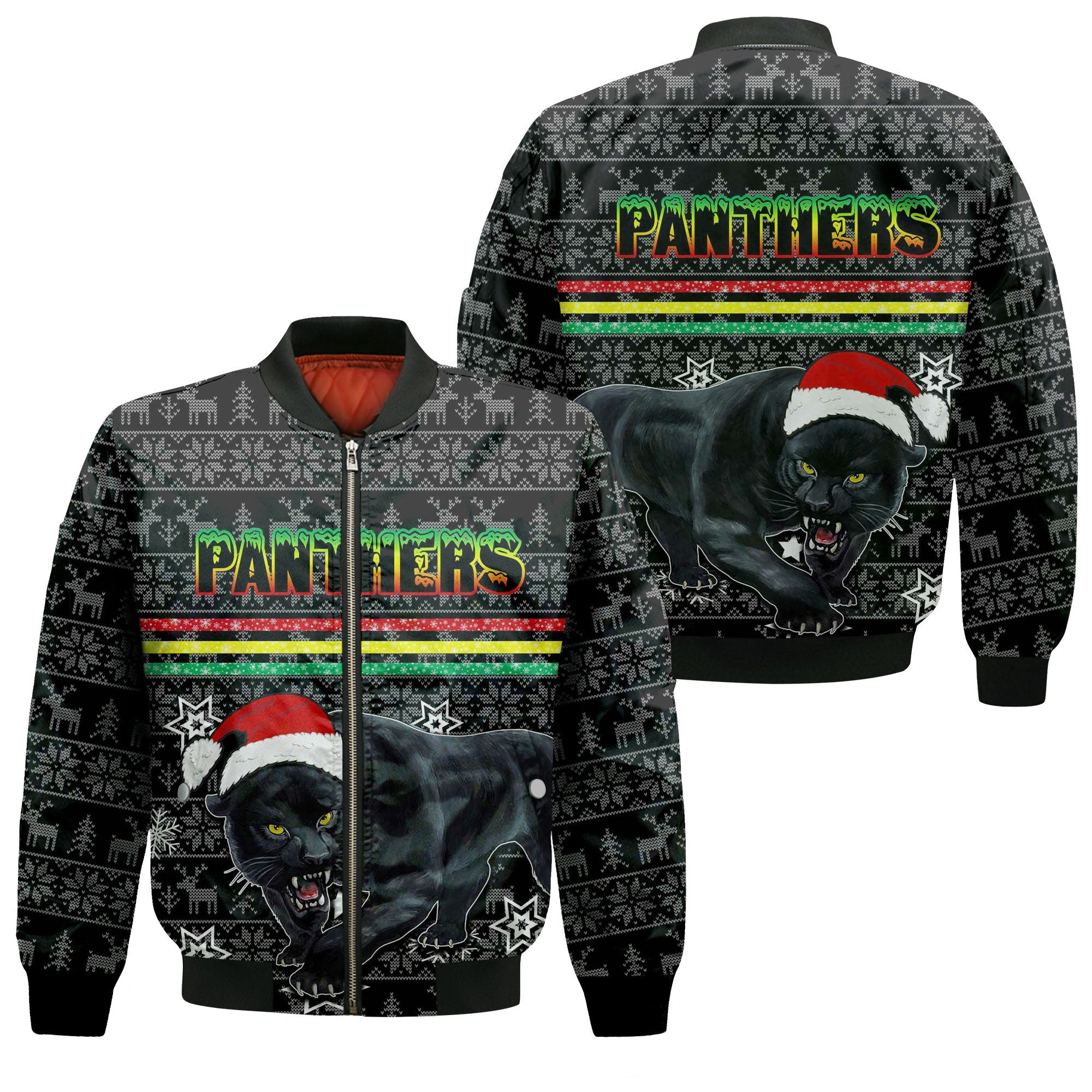 vibe-hoodie-jacket-penrith-panthers-christmas-sleeve-zip-bomber-jacket