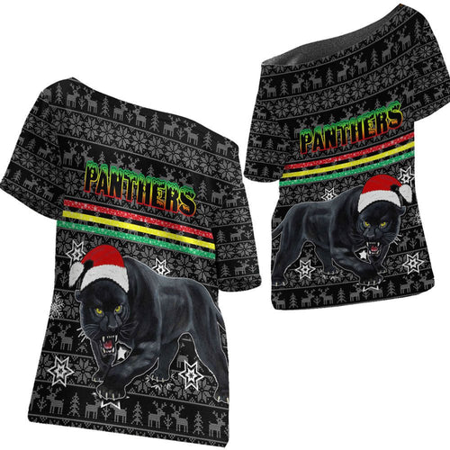 vibe-hoodie-clothing-penrith-panthers-christmas-off-shoulder-t-shirt