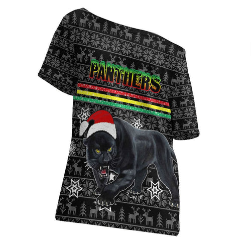 vibe-hoodie-clothing-penrith-panthers-christmas-off-shoulder-t-shirt