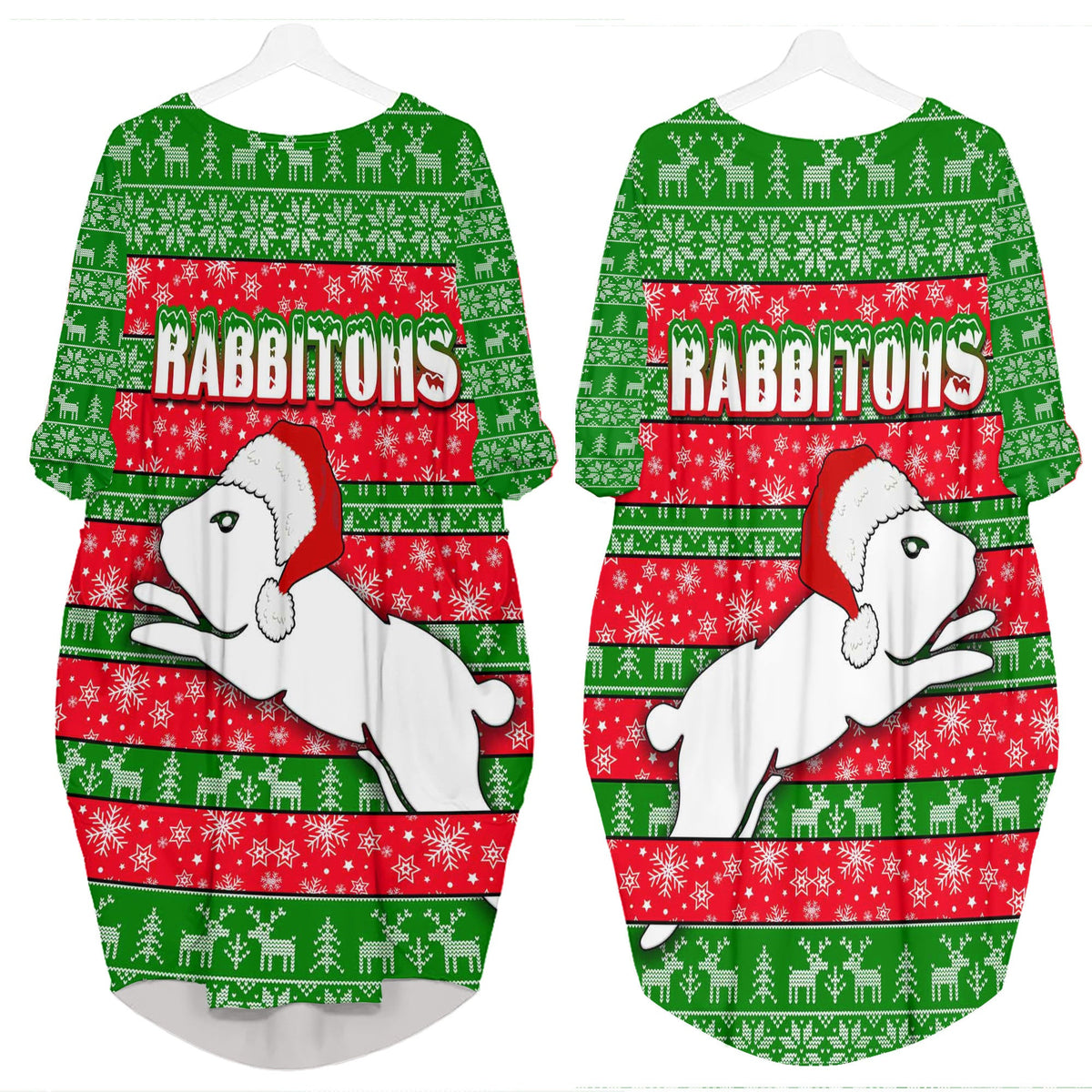 vibe-hoodie-clothing-south-sydney-rabbitohs-christmas-batwing-pocket-dress