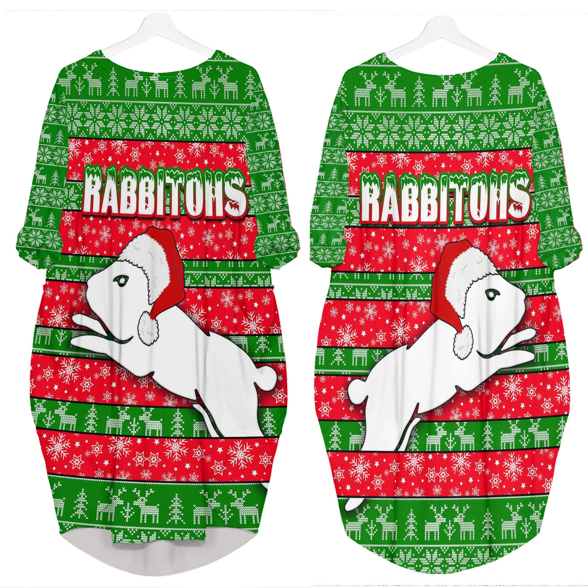 vibe-hoodie-clothing-south-sydney-rabbitohs-christmas-batwing-pocket-dress