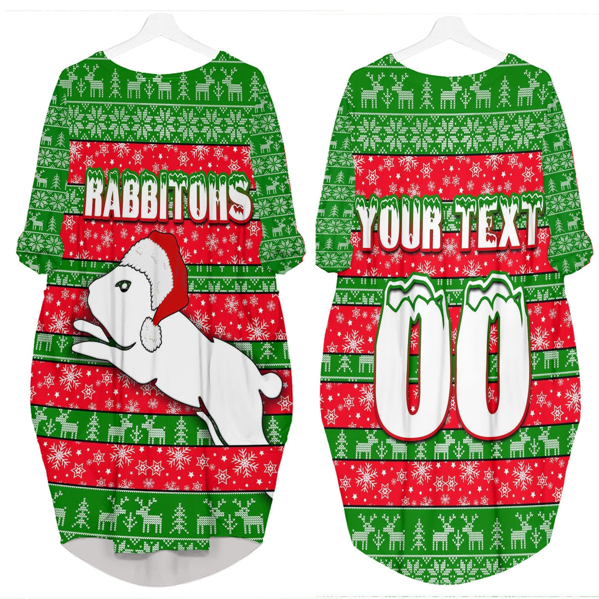 custom-vibe-hoodie-clothing-south-sydney-rabbitohs-aboriginal-tattoo-batwing-pocket-dress