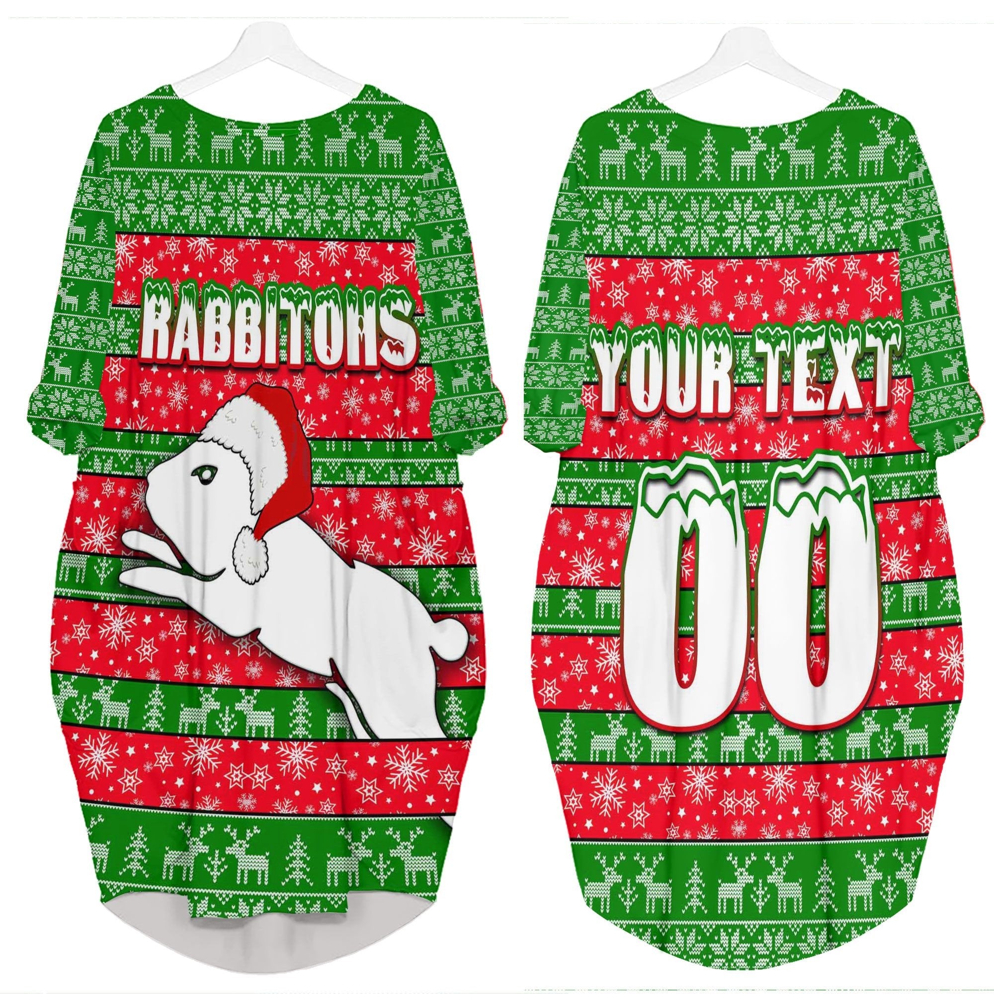 custom-vibe-hoodie-clothing-south-sydney-rabbitohs-aboriginal-tattoo-batwing-pocket-dress