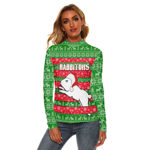 custom-vibe-hoodie-clothing-south-sydney-rabbitohs-aboriginal-tattoo-womens-stretchable-turtleneck-top