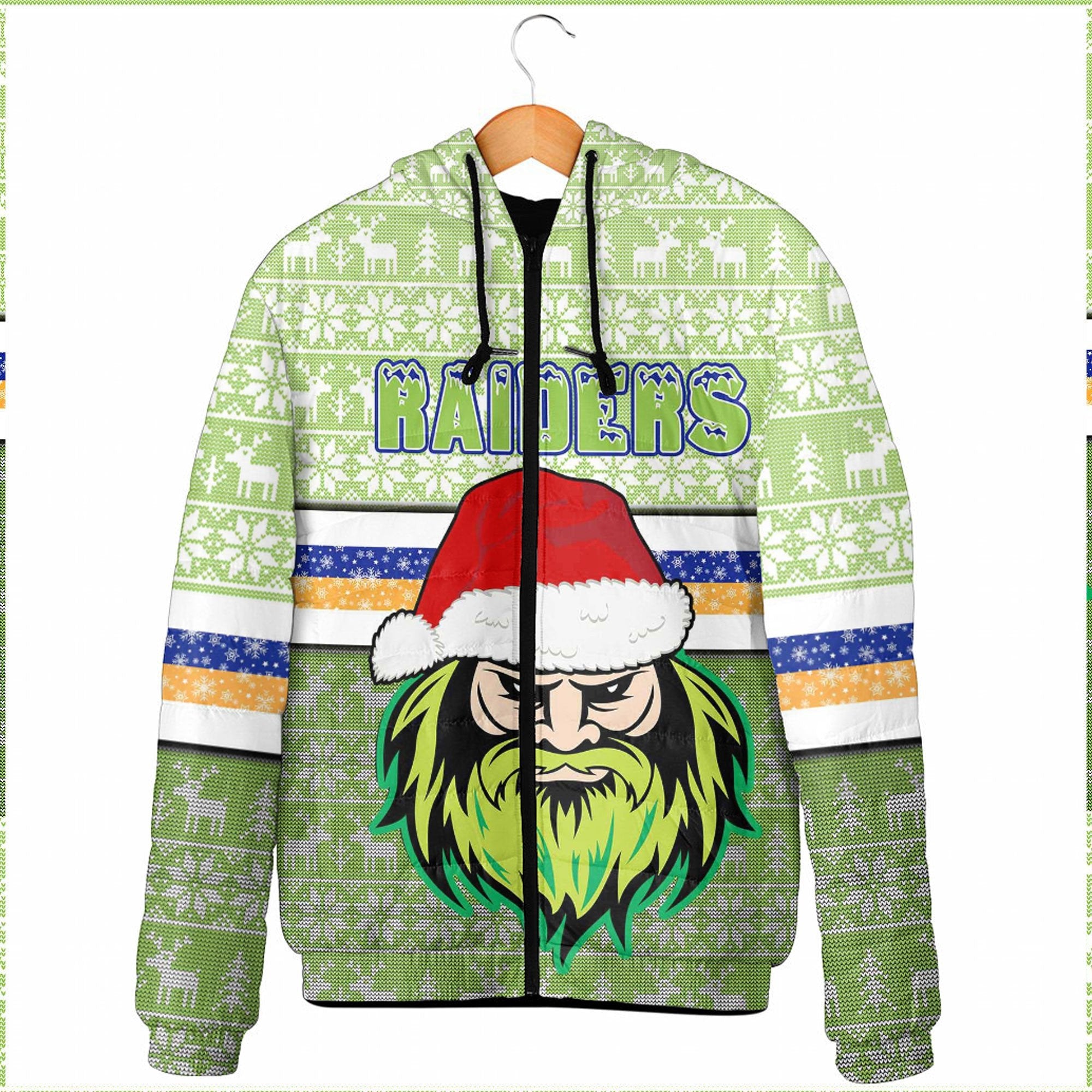 vibe-hoodie-clothing-canberra-raiders-christmas-hooded-padded-jacket