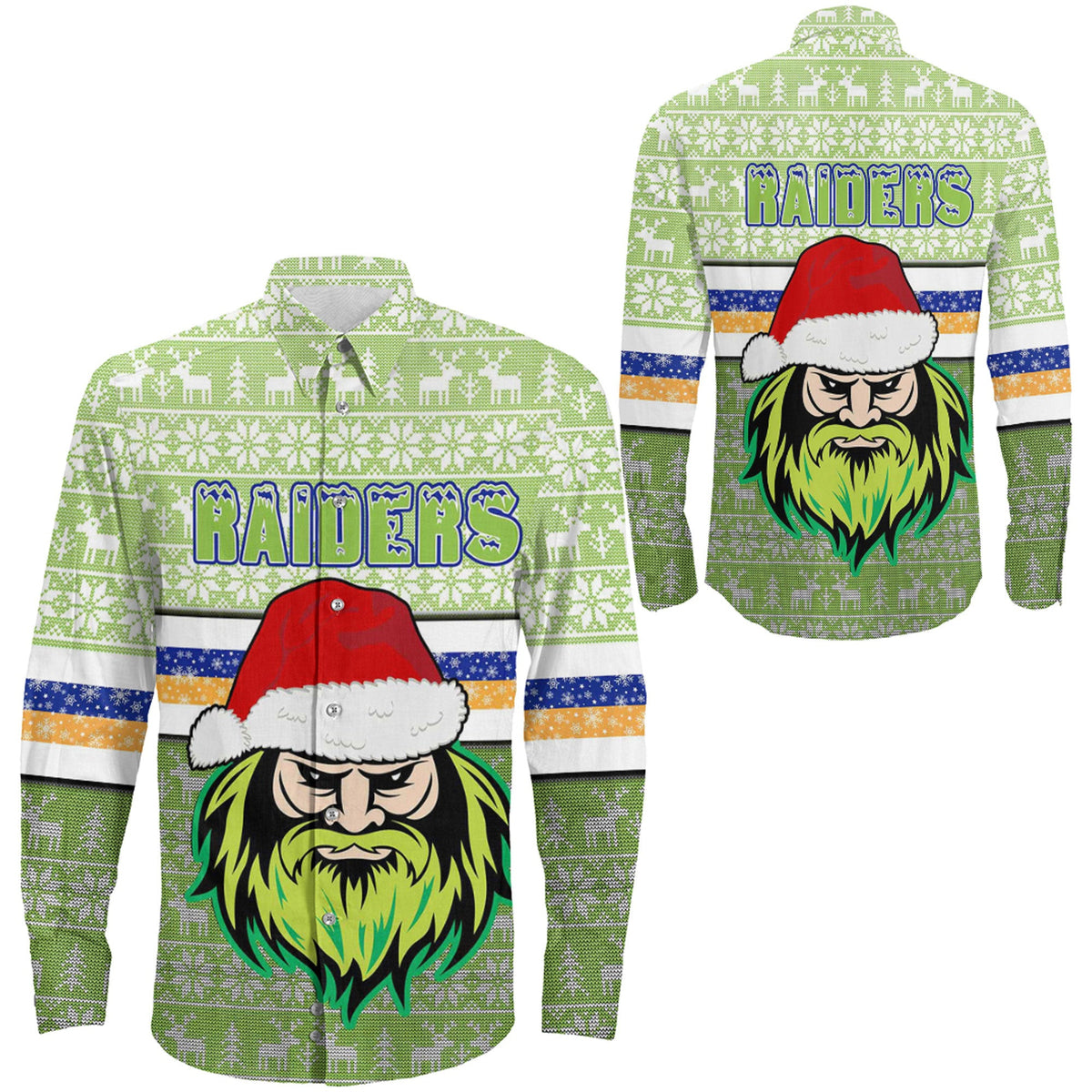 vibe-hoodie-clothing-canberra-raiders-christmas-long-sleeve-button-shirt