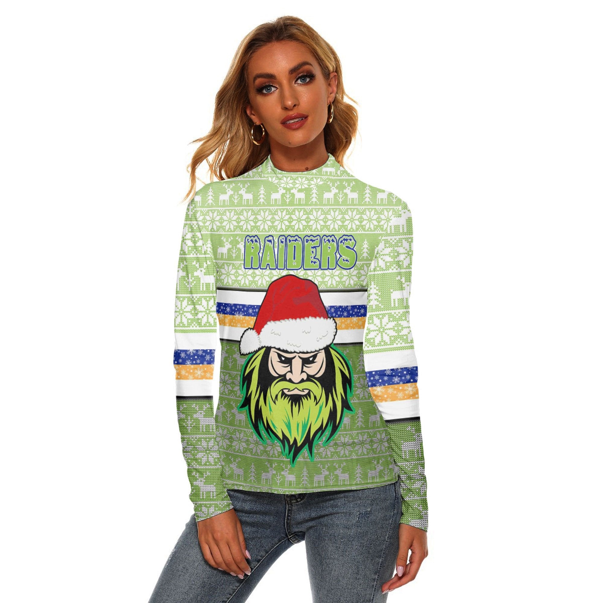 custom-vibe-hoodie-clothing-canberra-raiders-aboriginal-tattoo-womens-stretchable-turtleneck-top