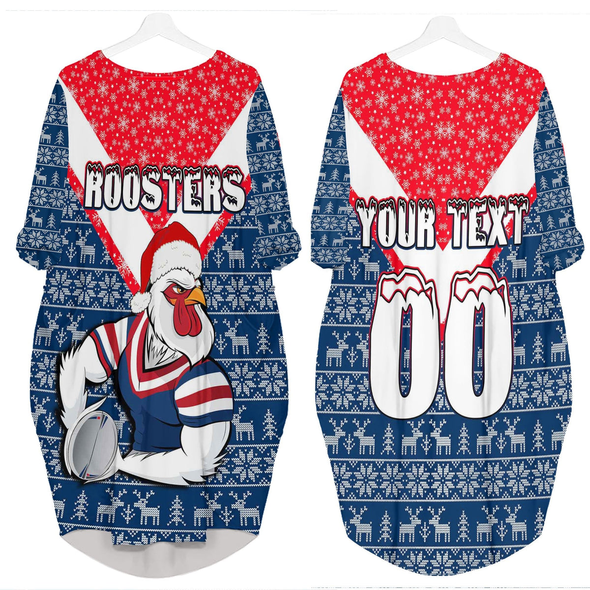 custom-vibe-hoodie-clothing-sydney-roosters-aboriginal-tattoo-batwing-pocket-dress