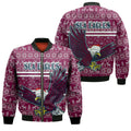 vibe-hoodie-jacket-manly-warringah-sea-eagles-christmas-sleeve-zip-bomber-jacket