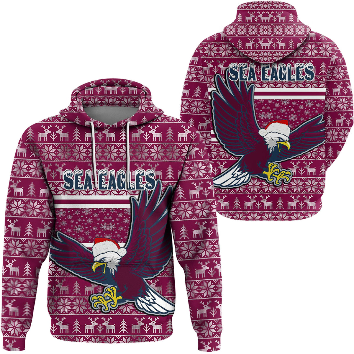 vibe-hoodie-clothing-manly-warringah-sea-eagles-christmas-hoodie