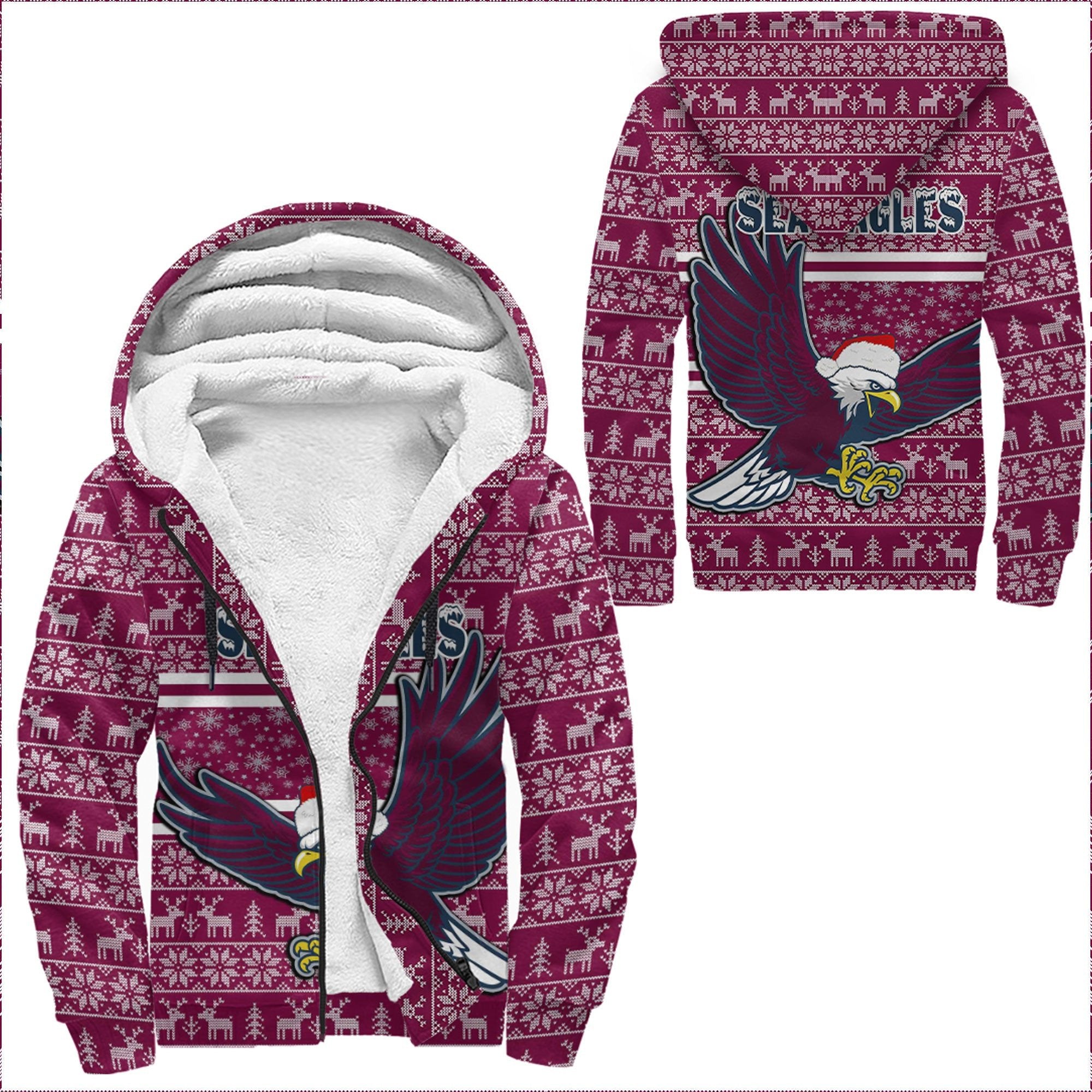 vibe-hoodie-clothing-manly-warringah-sea-eagles-christmas-sherpa-hoodies