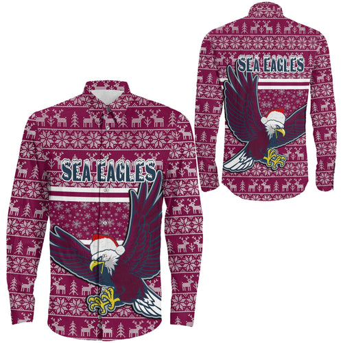 vibe-hoodie-clothing-manly-warringah-sea-eagles-christmas-long-sleeve-button-shirt