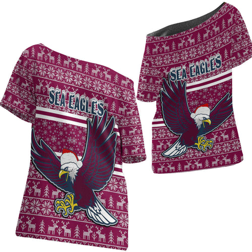 vibe-hoodie-clothing-manly-warringah-sea-eagles-christmas-off-shoulder-t-shirt