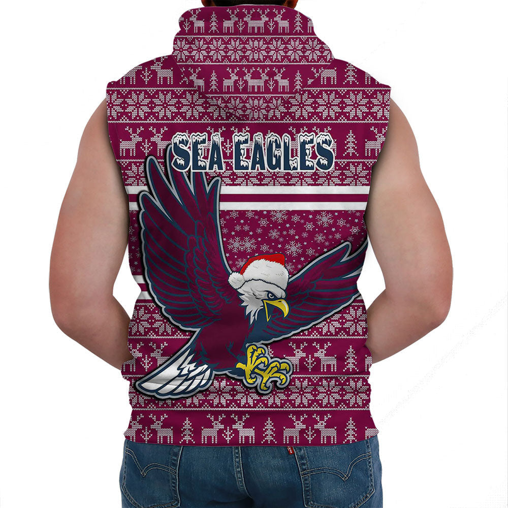 vibe-hoodie-clothing-manly-warringah-sea-eagles-christmas-sleeveless-hoodie