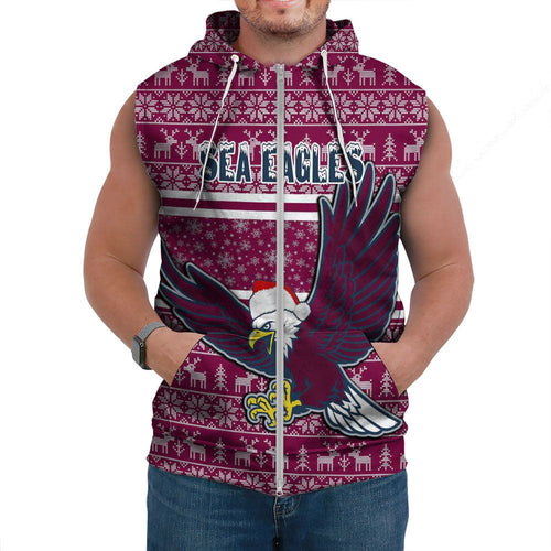 vibe-hoodie-clothing-manly-warringah-sea-eagles-christmas-sleeveless-hoodie