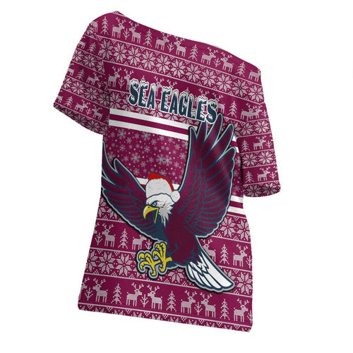 vibe-hoodie-clothing-manly-warringah-sea-eagles-christmas-off-shoulder-t-shirt