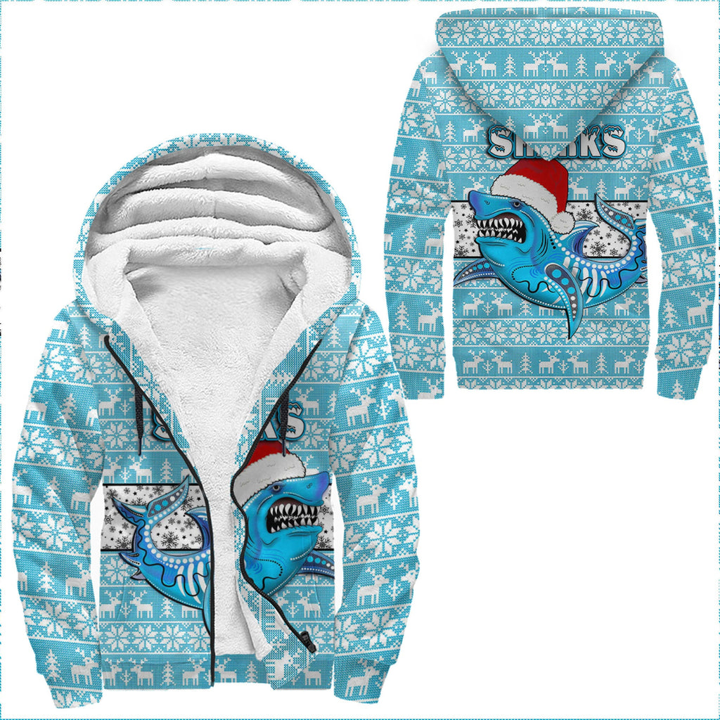 vibe-hoodie-clothing-cronulla-sutherland-sharks-christmas-sherpa-hoodies