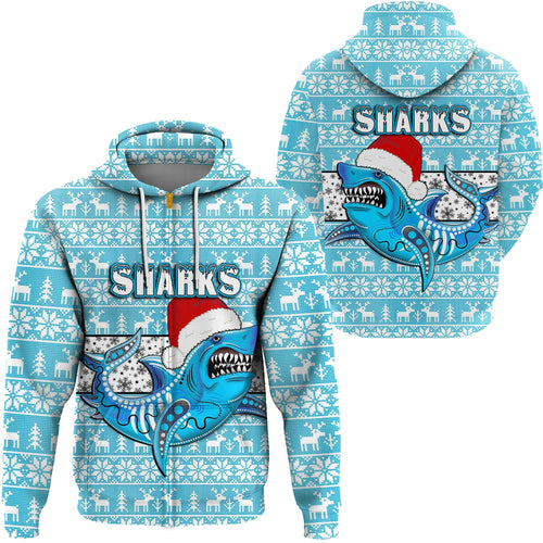 vibe-hoodie-clothing-cronulla-sutherland-sharks-christmas-zip-hoodie