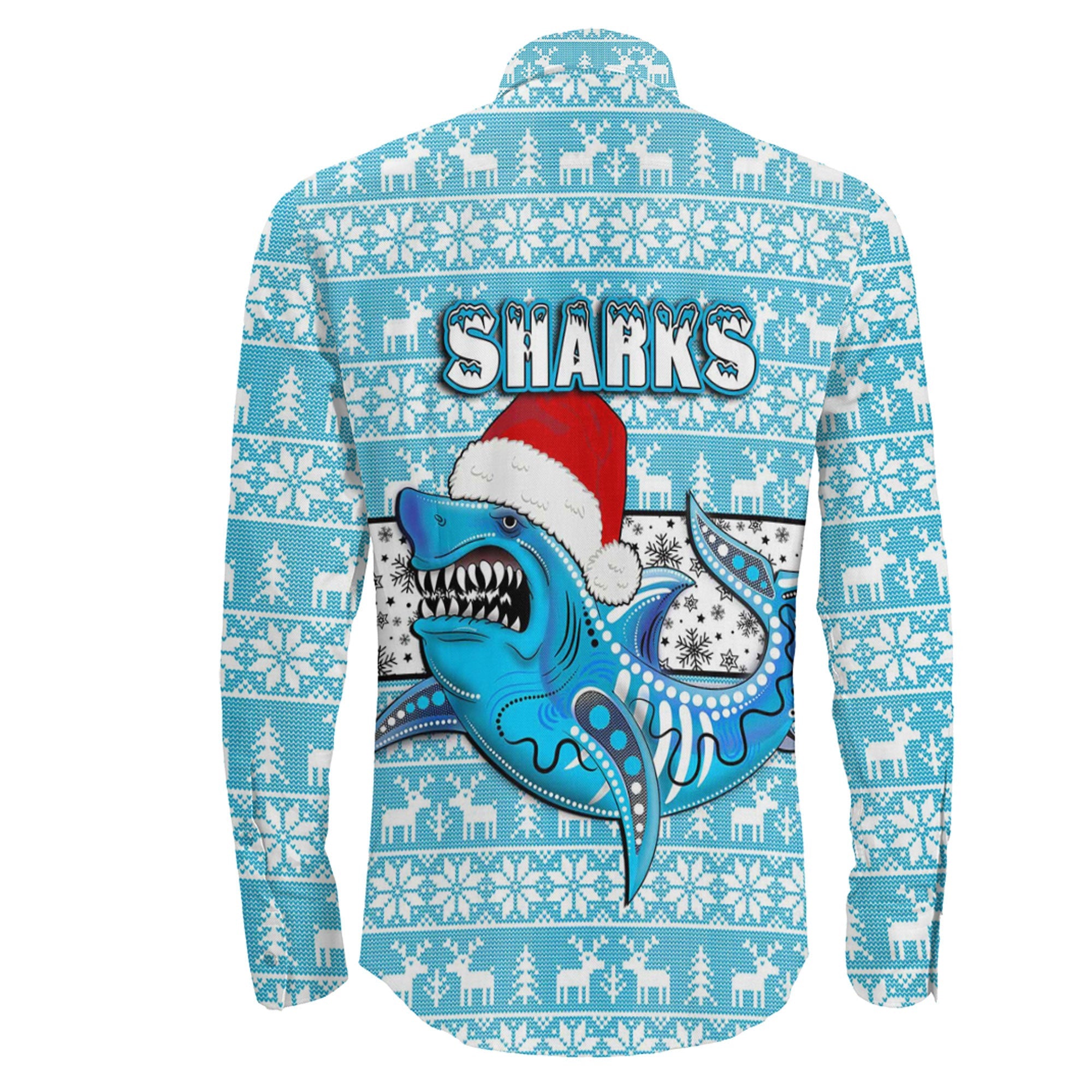 vibe-hoodie-clothing-cronulla-sutherland-sharks-christmas-long-sleeve-button-shirt