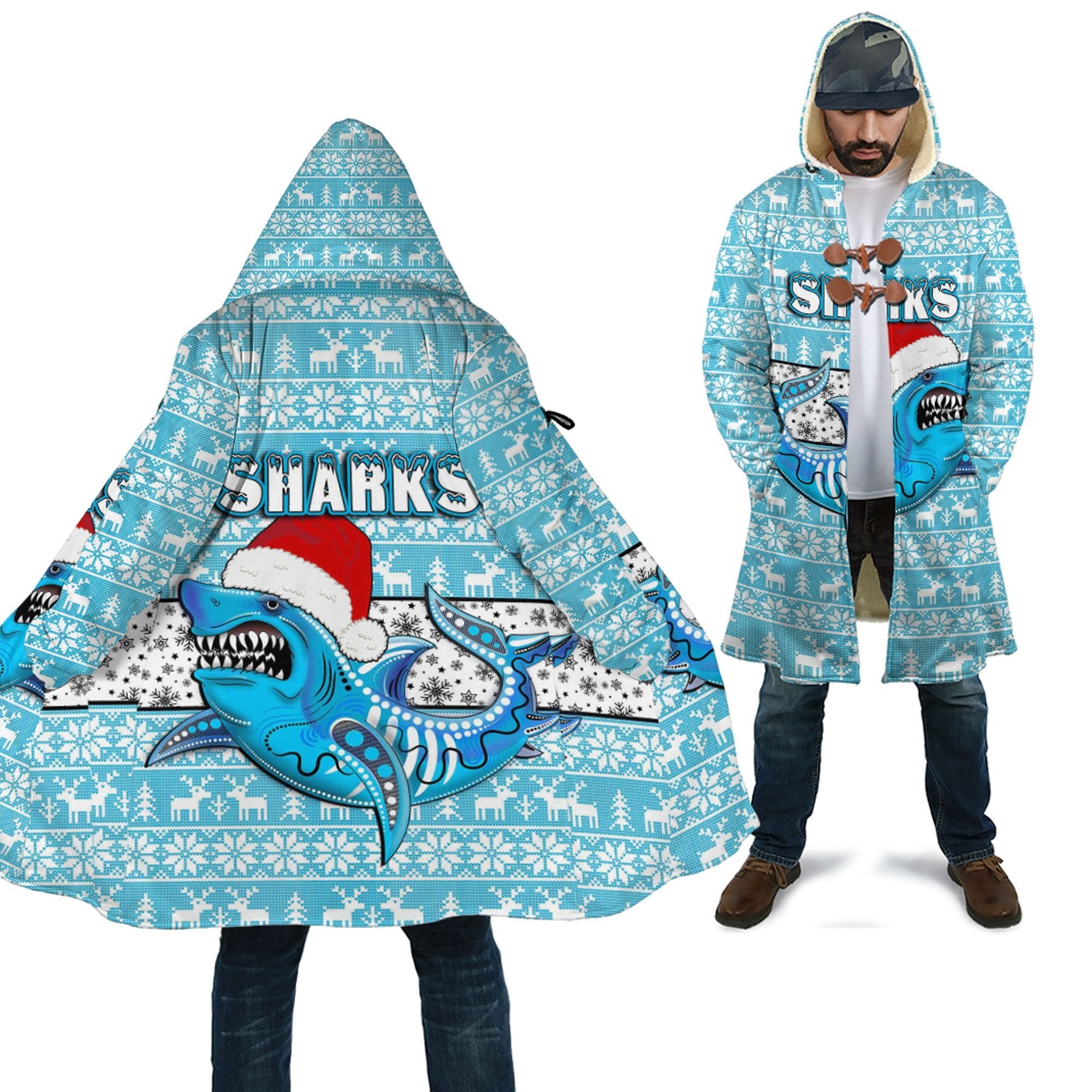 vibe-hoodie-clothing-cronulla-sutherland-sharks-christmas-cloak