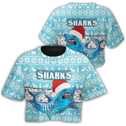 vibe-hoodie-clothing-cronulla-sutherland-sharks-christmas-croptop-t-shirt