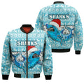 vibe-hoodie-jacket-cronulla-sutherland-sharks-christmas-sleeve-zip-bomber-jacket