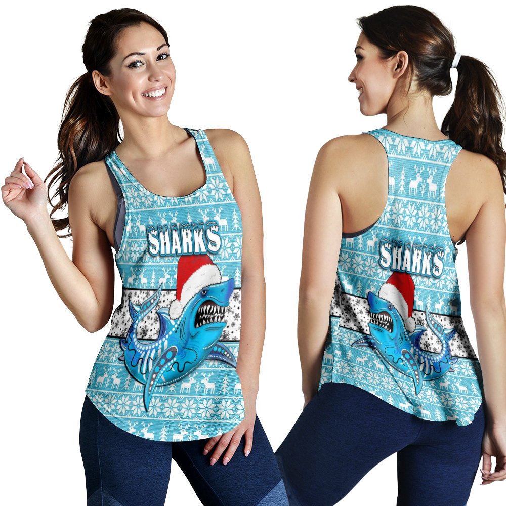 vibe-hoodie-clothing-cronulla-sutherland-sharks-christmas-racerback-tank