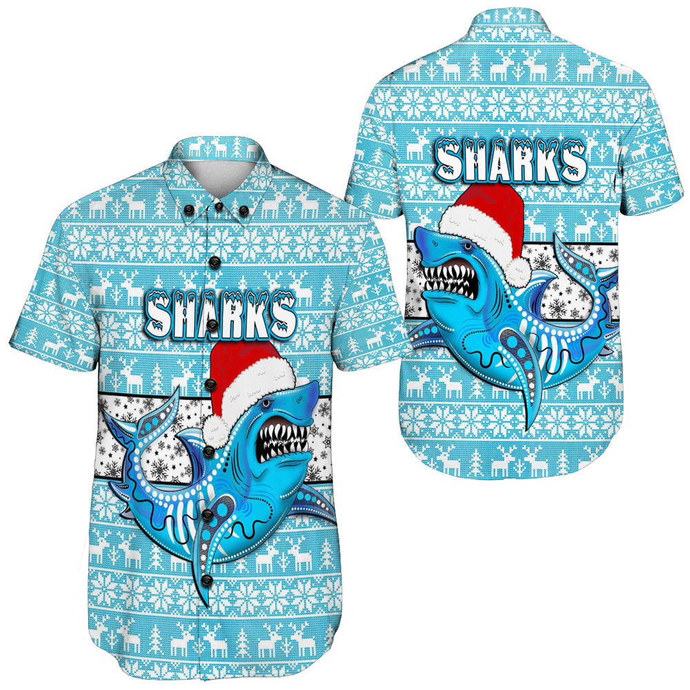 vibe-hoodie-clothing-cronulla-sutherland-sharks-christmas-short-sleeve-shirt