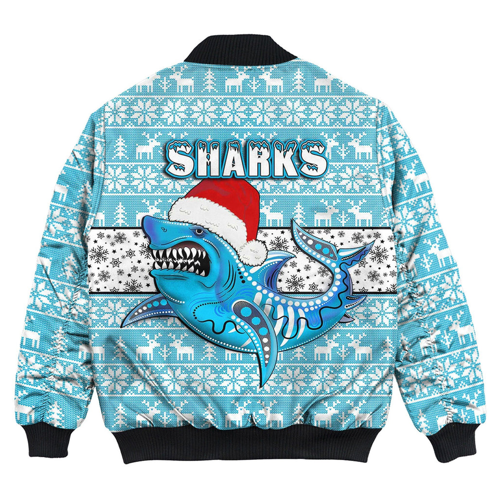 vibe-hoodie-clothing-cronulla-sutherland-sharks-christmas-bomber-jackets