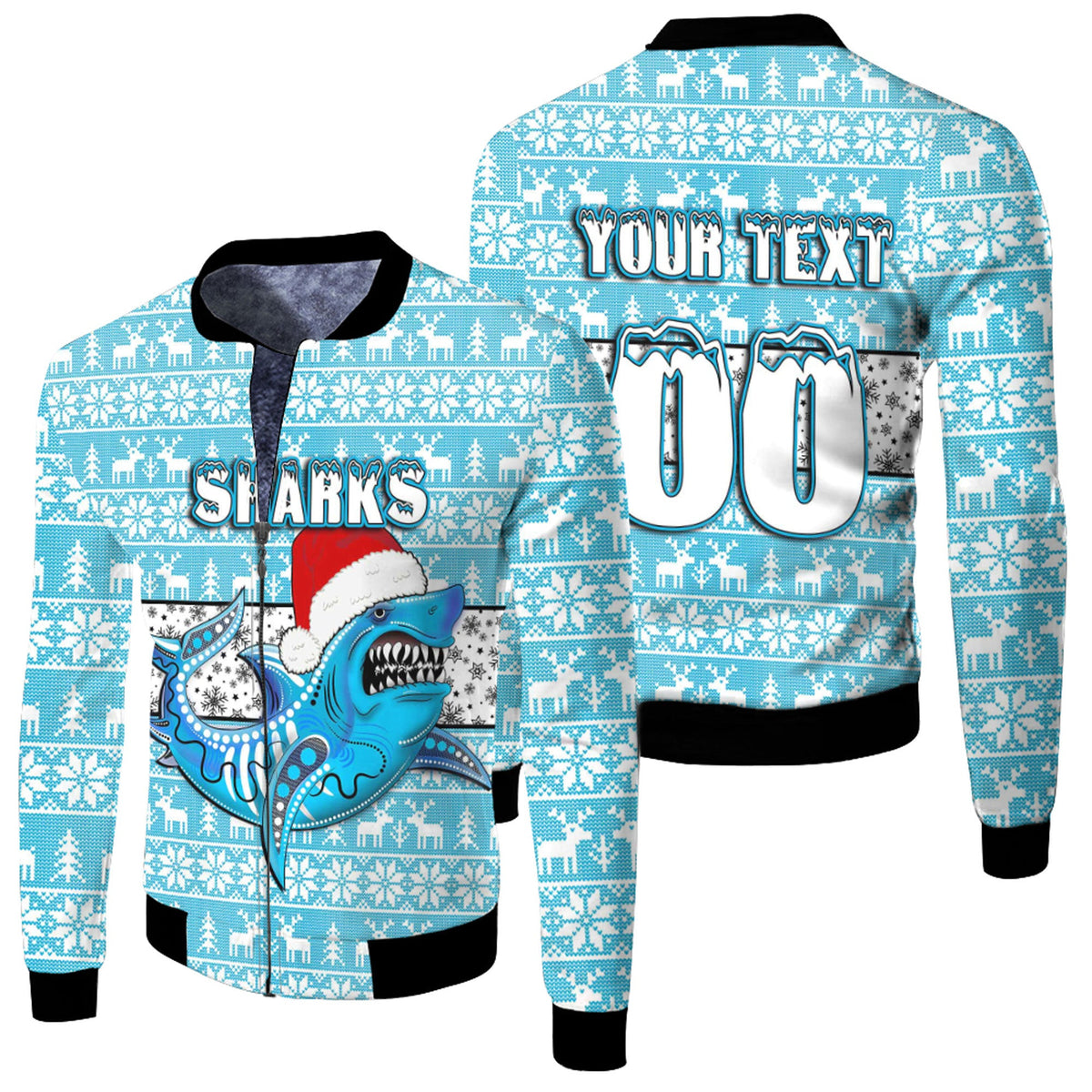 custom-vibe-hoodie-clothing-cronulla-sutherland-sharks-aboriginal-tattoo-fleece-winter-jacket
