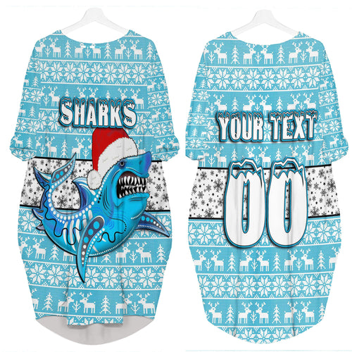 custom-vibe-hoodie-clothing-cronulla-sutherland-sharks-aboriginal-tattoo-batwing-pocket-dress