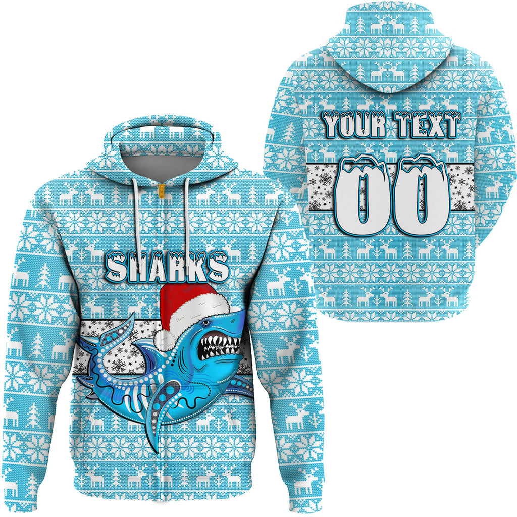 custom-vibe-hoodie-clothing-cronulla-sutherland-sharks-aboriginal-tattoo-zip-hoodie