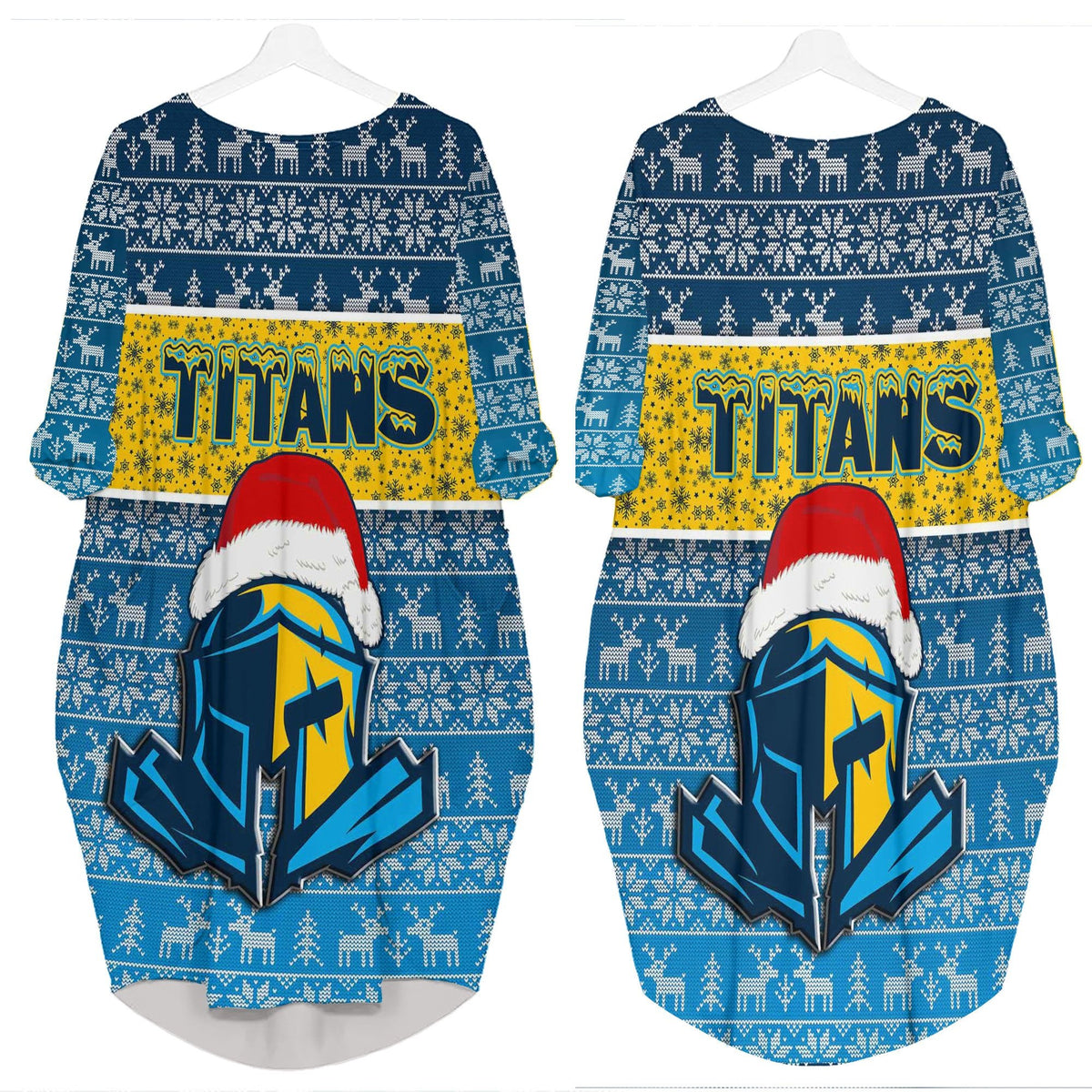 vibe-hoodie-clothing-gold-coast-titans-christmas-batwing-pocket-dress