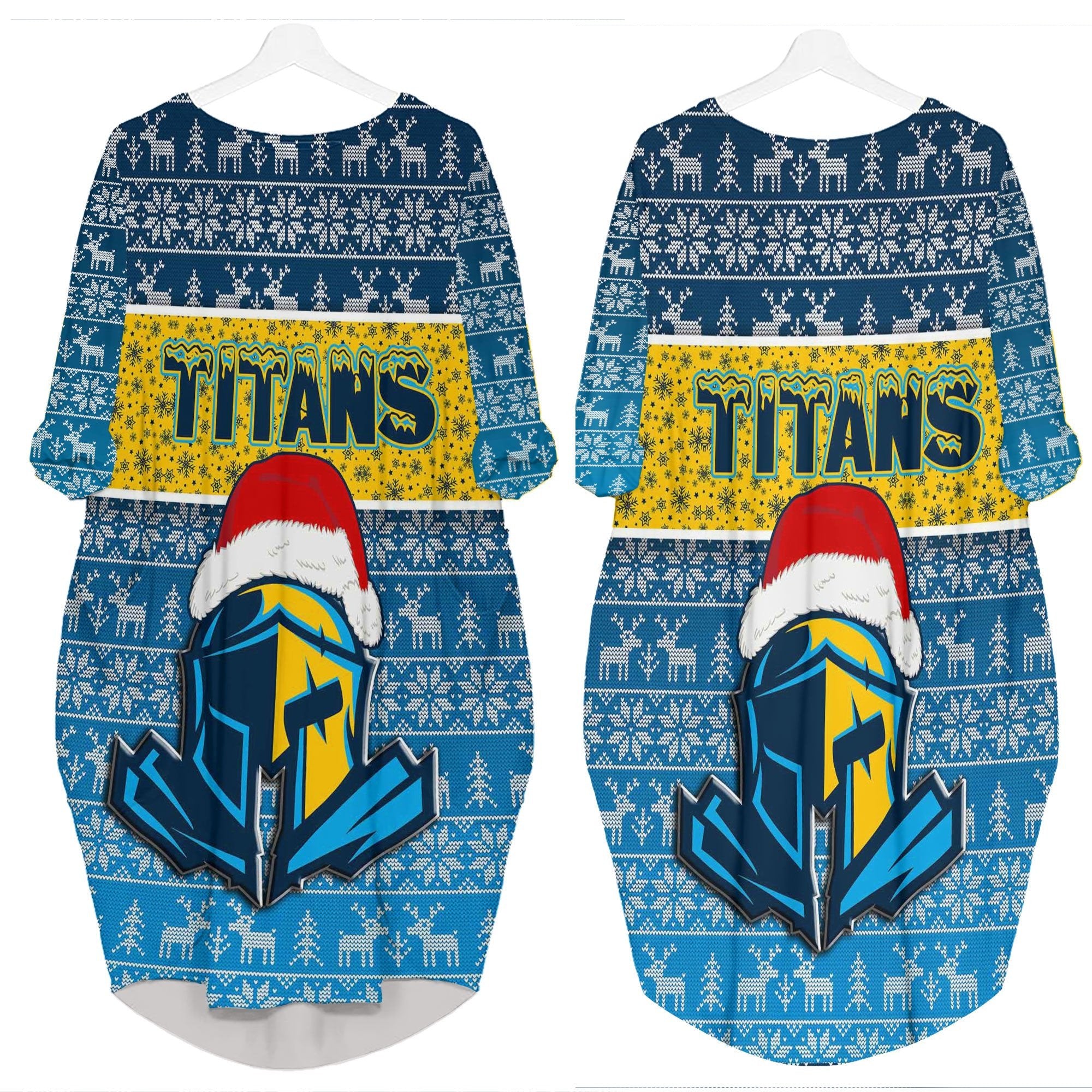 vibe-hoodie-clothing-gold-coast-titans-christmas-batwing-pocket-dress