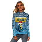 vibe-hoodie-clothing-gold-coast-titans-christmas-womens-stretchable-turtleneck-top