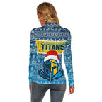vibe-hoodie-clothing-gold-coast-titans-christmas-womens-stretchable-turtleneck-top