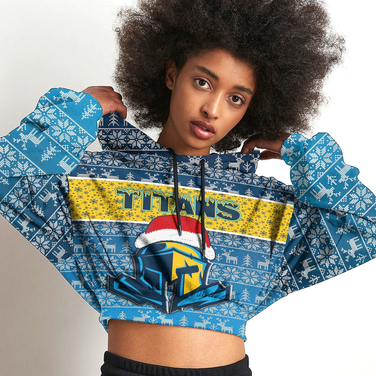 vibe-hoodie-clothing-gold-coast-titans-christmas-croptop-hoodie