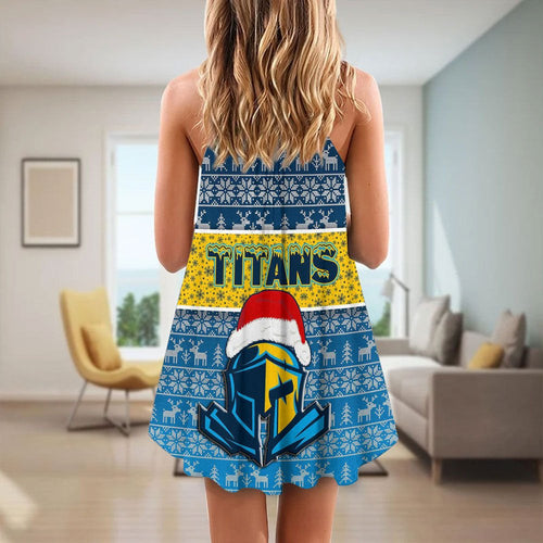 vibe-hoodie-clothing-gold-coast-titans-christmas-strap-summer-dress