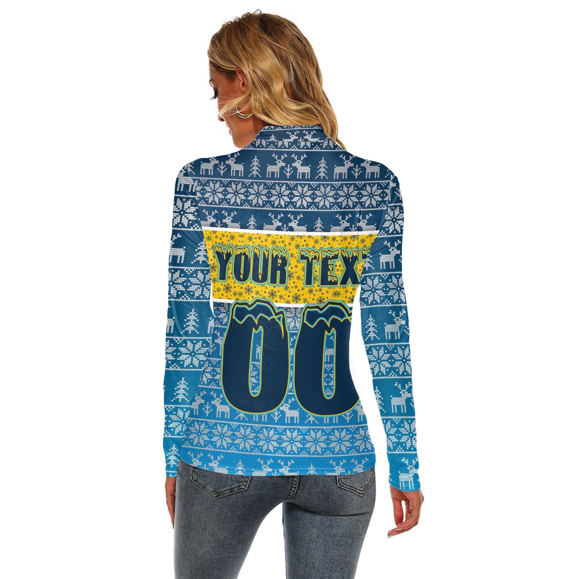 custom-vibe-hoodie-clothing-gold-coast-titans-christmas-aboriginal-tattoo-womens-stretchable-turtleneck-top