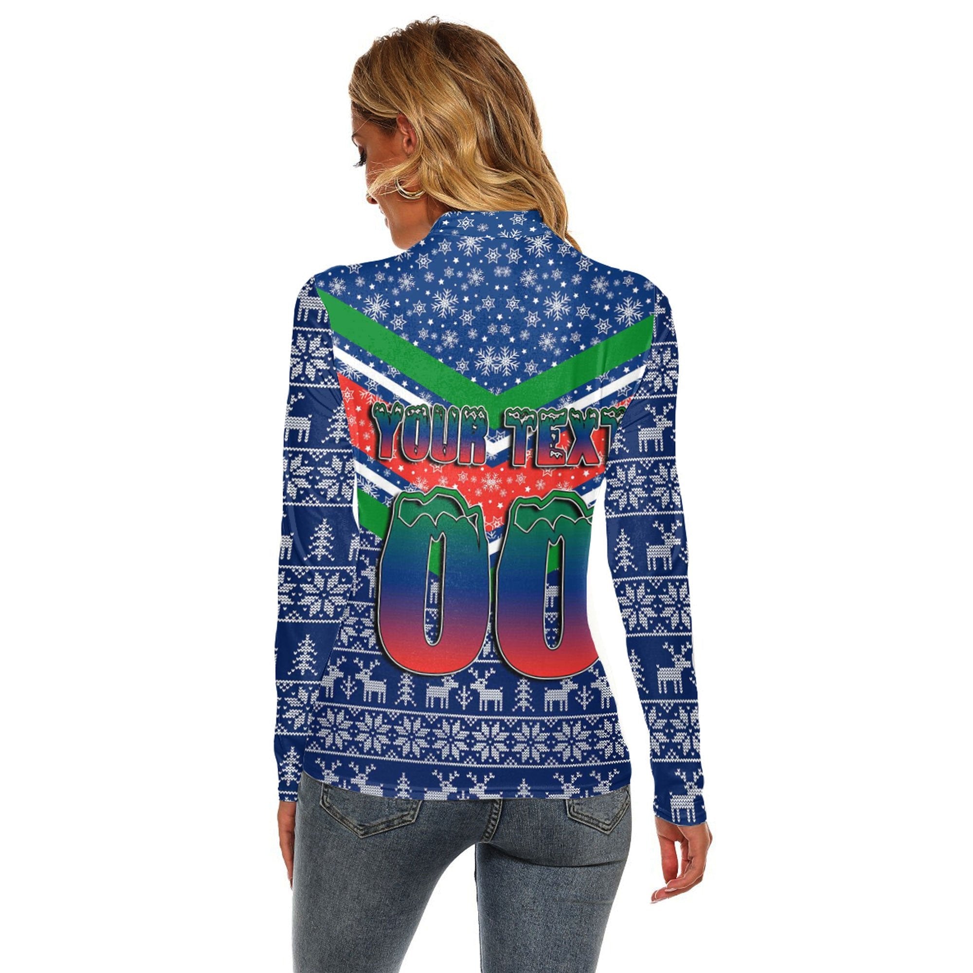 vibe-hoodie-clothing-new-zealand-warriors-christmas-womens-stretchable-turtleneck-top