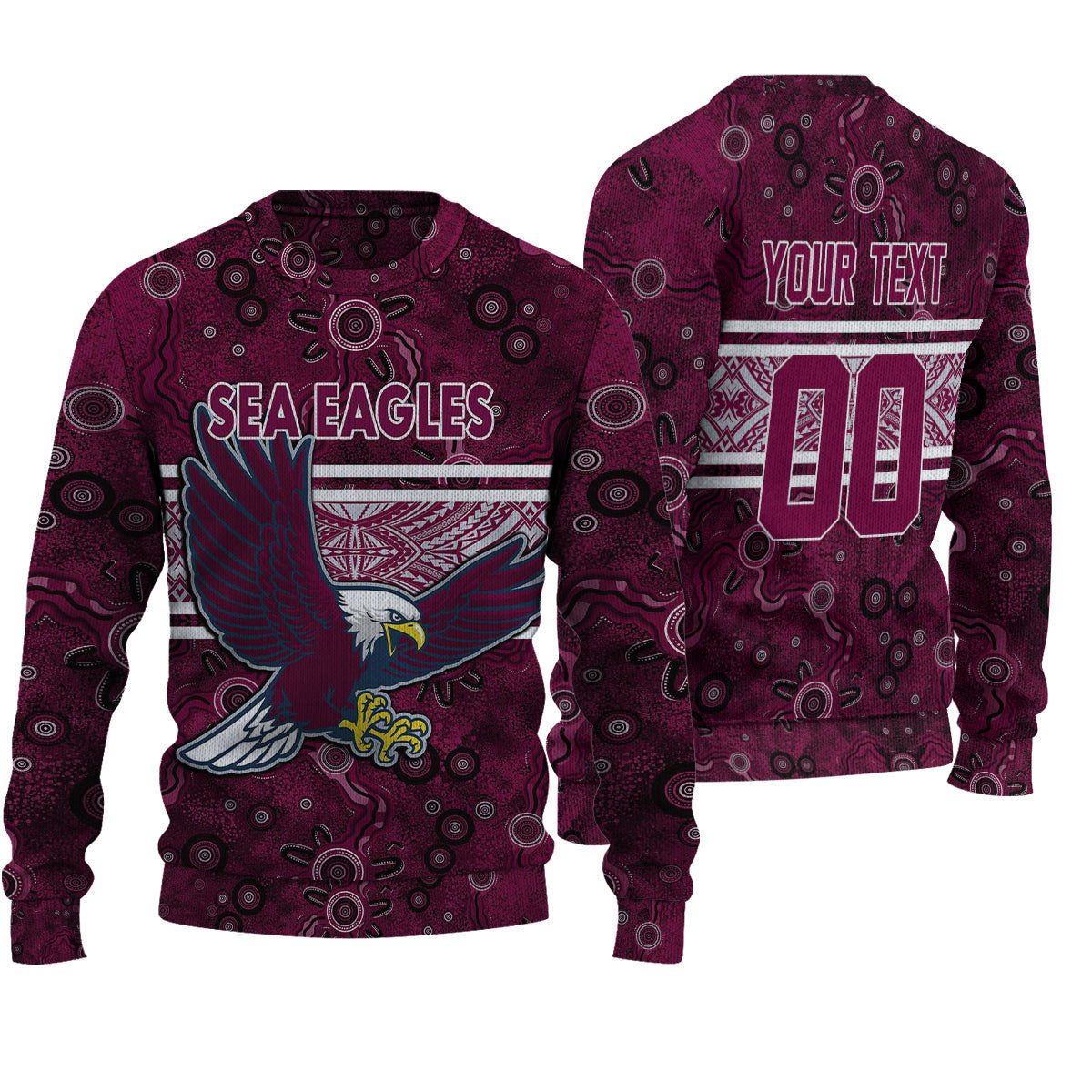 vibe-hoodie-clothing-custom-manly-warringah-sea-eagles-tattoo-style-knitted-sweater