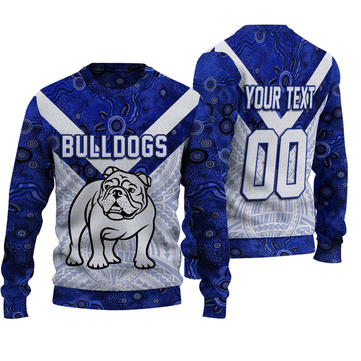 vibe-hoodie-clothing-custom-canterbury-bankstown-bulldogs-tatto-style-knitted-sweater