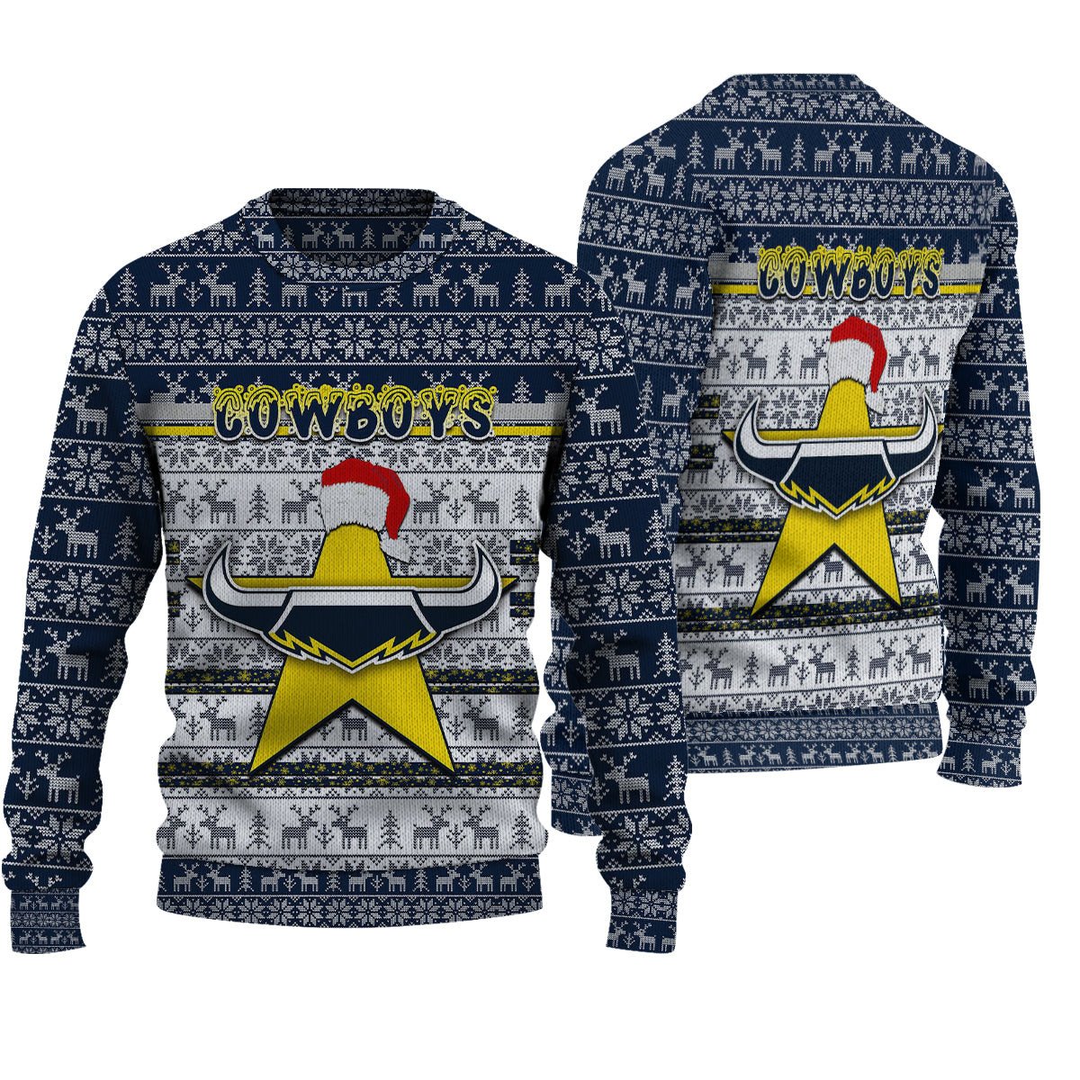 vibe-hoodie-clothing-north-queensland-cowboys-christmas-knitted-sweater